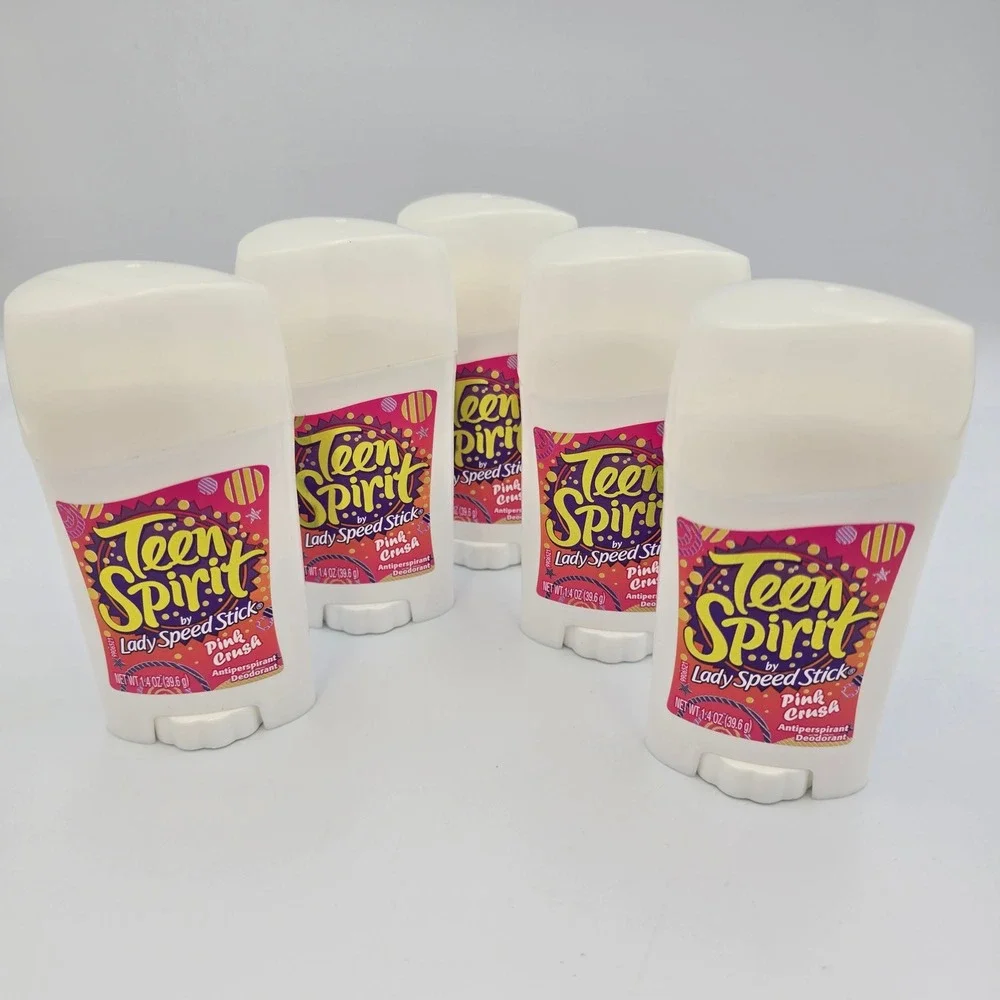 Teen Spirit Lady Speed Stick Deodorant Antiperspirant Pink Crush Lot of 5